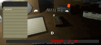 Dots and Dashes Morse Code System Interface im Horror Spiel